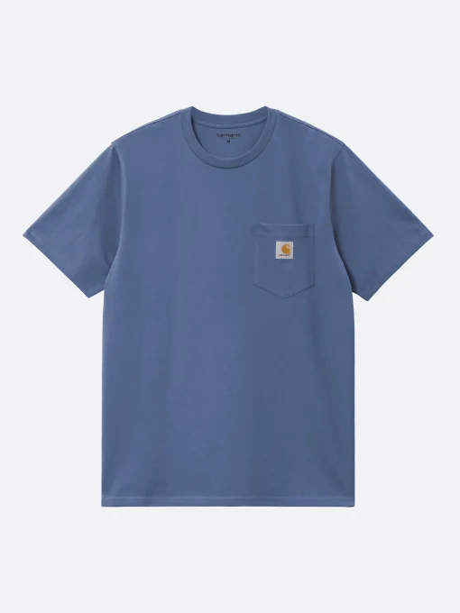 Outlet - S/S Pocket T-Shirt in Blue Iris T-Shirts
