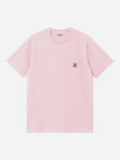 Sale - S/S Pocket T-Shirt in Air Pink T-Shirts