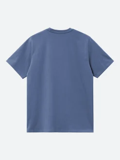 Outlet - S/S Pocket T-Shirt in Blue Iris T-Shirts