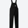 Outlet - W Bib Overall in Black Rinse Women Overalls & Jumpsuits