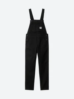 Outlet - W Bib Overall in Black Rinse Women Overalls & Jumpsuits