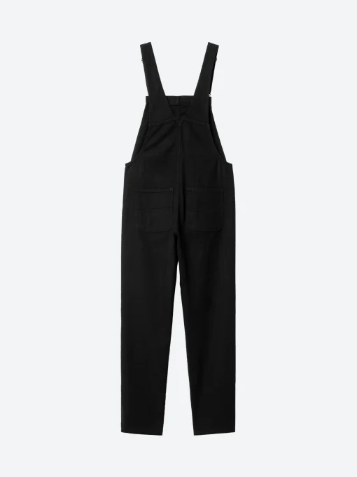 Outlet - W Bib Overall in Black Rinse Women Overalls & Jumpsuits