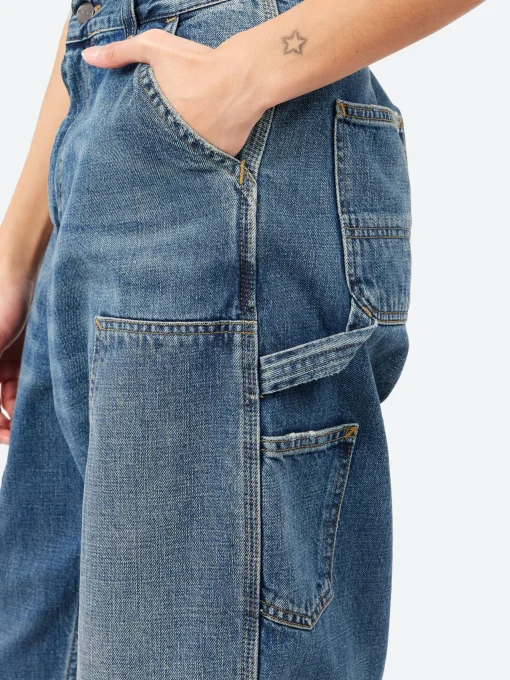 Online - W' Brandon Double Knee Pant in Dark Used Wash Women Pants | Denim
