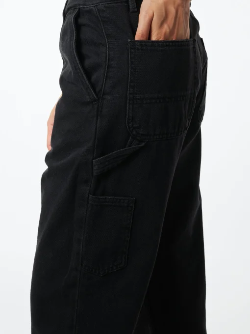 New - W Pierce Pant in Black Stone Wash Women Pants | Overalls & Jumpsuits