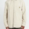 Outlet - Walter Linen Shirt Jacket in Natural Outerwear