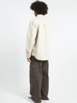 Outlet - Walter Linen Shirt Jacket in Natural Outerwear