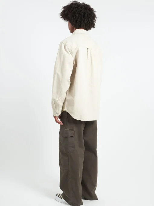 Outlet - Walter Linen Shirt Jacket in Natural Outerwear