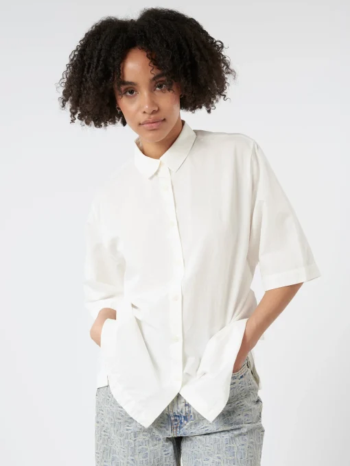 Outlet - Atolless Shirt in Off White Women Tops & Blouses | Button-Ups