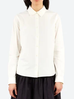 Sale - Chloe Shirt in Off White Women Tops & Blouses | Button-Ups