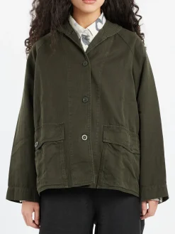 Online - Mathilde Jacket in Dark Khaki Women Outerwear