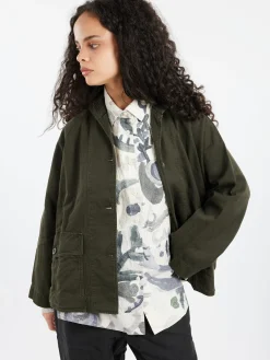 Online - Mathilde Jacket in Dark Khaki Women Outerwear