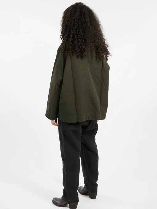 Online - Mathilde Jacket in Dark Khaki Women Outerwear