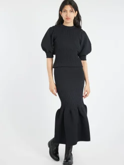 Sale - Fluted Mermaid Skirt in Women Skirts