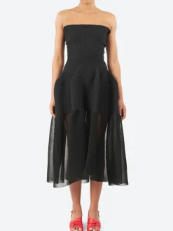 Discount - Pottery HS Lucent Glitter Strapless Dress in Women Dresses
