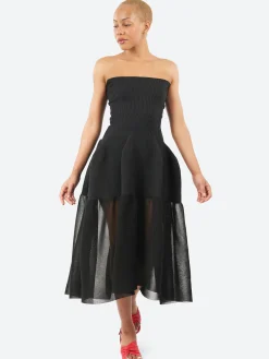 Discount - Pottery HS Lucent Glitter Strapless Dress in Women Dresses