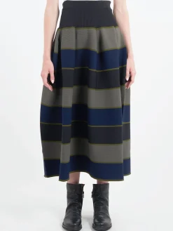 Discount - Pottery Skirt in Black Multi Women Skirts