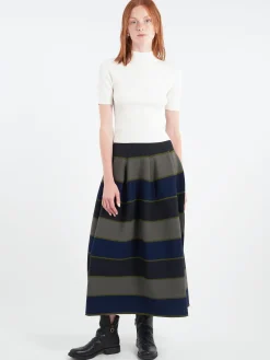 Discount - Pottery Skirt in Black Multi Women Skirts