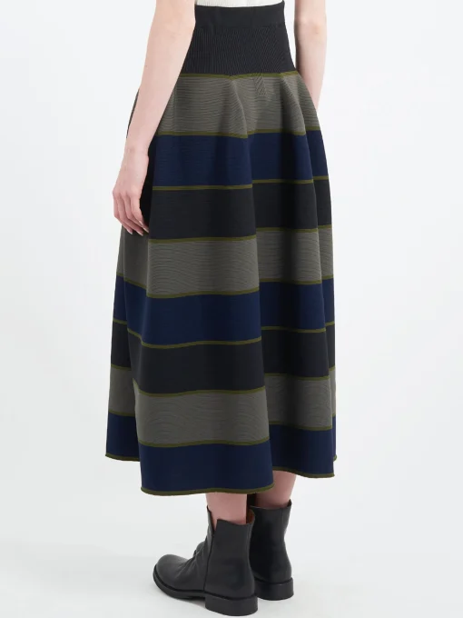 Discount - Pottery Skirt in Black Multi Women Skirts