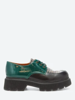 Clearance - Qamba in Black and Forest Women Shoes