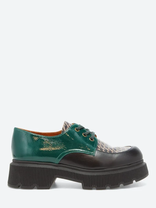 Clearance - Qamba in Black and Forest Women Shoes