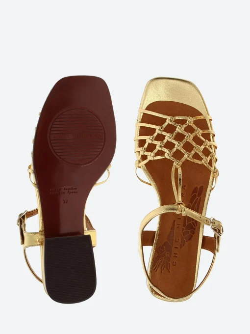 Outlet - Tante in Gold Citroen Women Overalls & Jumpsuits | Sandals