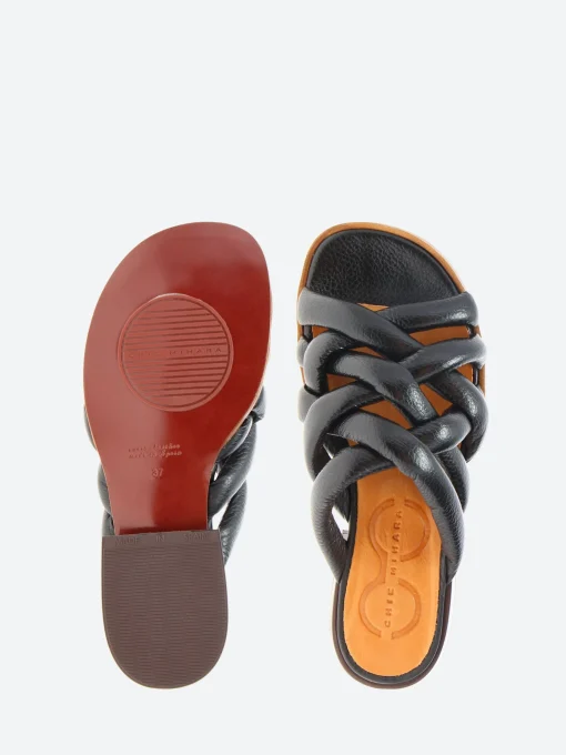 New - Wapi Sandal in Black Sandonis Women Slides | Sandals