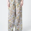 New Chloé Stora - Rougail Pant in Bleu Fleurs (Blue Floral) Women Pants