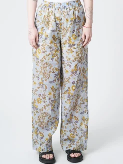 New Chloé Stora - Rougail Pant in Bleu Fleurs (Blue Floral) Women Pants