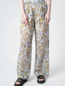 New Chloé Stora - Rougail Pant in Bleu Fleurs (Blue Floral) Women Pants