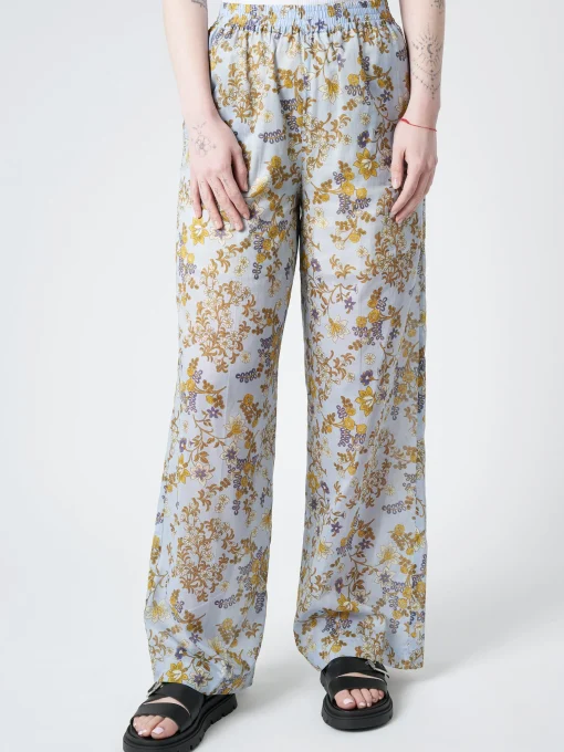 New Chloé Stora - Rougail Pant in Bleu Fleurs (Blue Floral) Women Pants