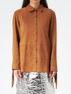 Outlet Chloé Stora - Uliana Suede Jacket in Women Overalls & Jumpsuits | Outerwear