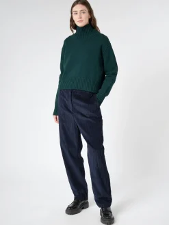 Outlet - Rallia Pant in Bleu Marine Women Pants