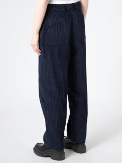 Outlet - Rallia Pant in Bleu Marine Women Pants