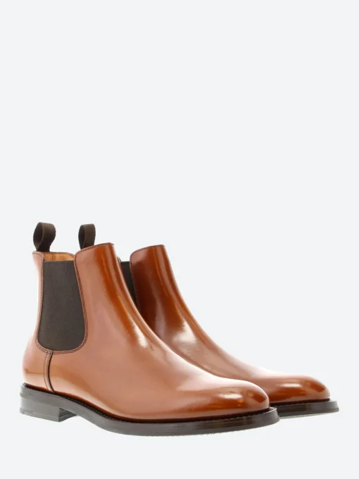 Sale - Monmouth in Sandalwood Polish Binder Women Boots