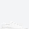 Clearance - Bradley in Triple White Leather Sneakers