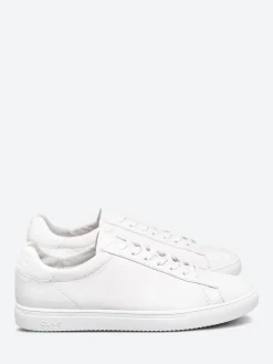 Clearance - Bradley in Triple White Leather Sneakers