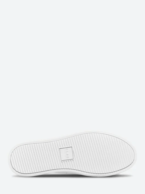 Clearance - Bradley in Triple White Leather Sneakers