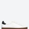 Outlet - Bradley in White, Black and Gum Sneakers