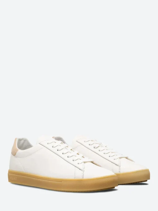 Discount - Bradley in White/Light Gum Sneakers