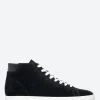 Hot - Bradley Mid in Black Suede Sneakers