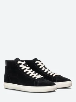 Hot - Bradley Mid in Black Suede Sneakers