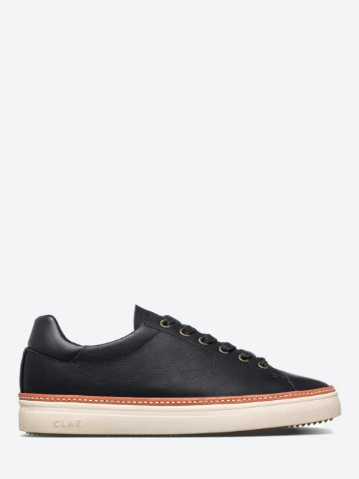 Online - Bradley Welt in Black Leather Sneakers