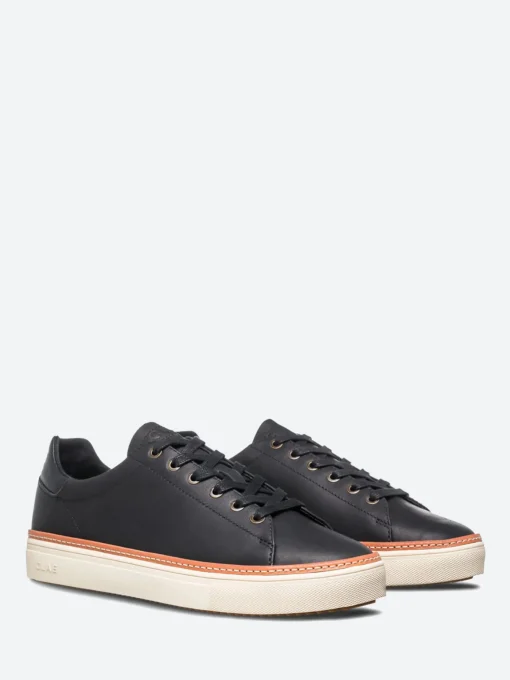 Online - Bradley Welt in Black Leather Sneakers