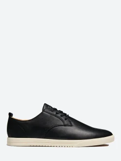 Discount - Ellington Leather in Black Milled Tumbled Sneakers