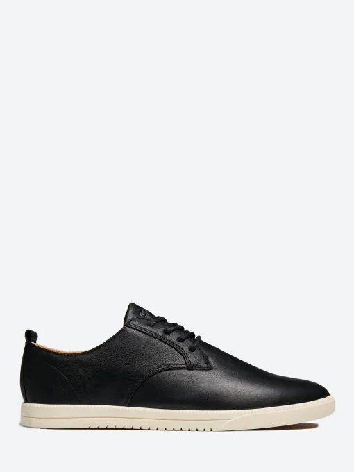 Discount - Ellington Leather in Black Milled Tumbled Sneakers