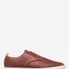 Sale - Ellington Leather in Chestnut Oiled Sneakers