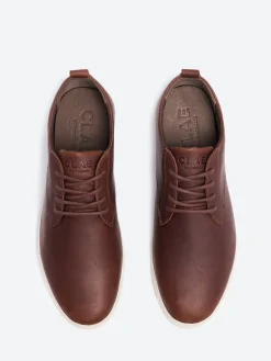 Sale - Ellington Leather in Chestnut Oiled Sneakers