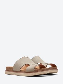Discount - Arwell Walk in Stone Nubuck Women Slides | Sandals