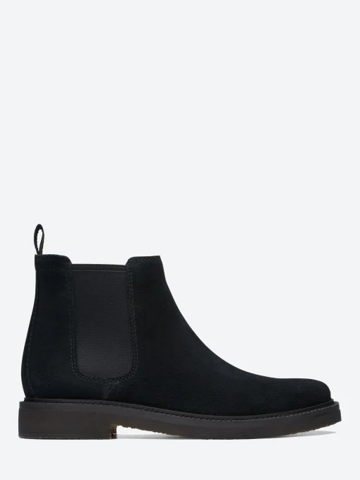 New - Clarkdale Easy in Black Suede Boots