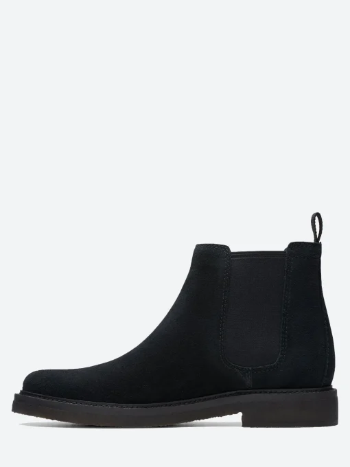 New - Clarkdale Easy in Black Suede Boots